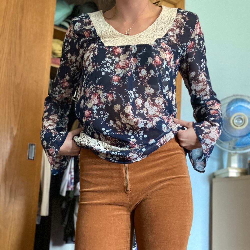 Boho, Sheer Blouse